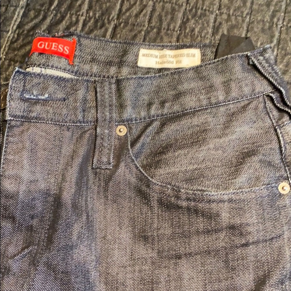Guess Dark Blue Jeans Slim Tapered